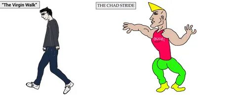 Post historical Virgin/Chad memes. 