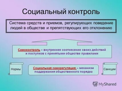 Структура социального контроля в обществе