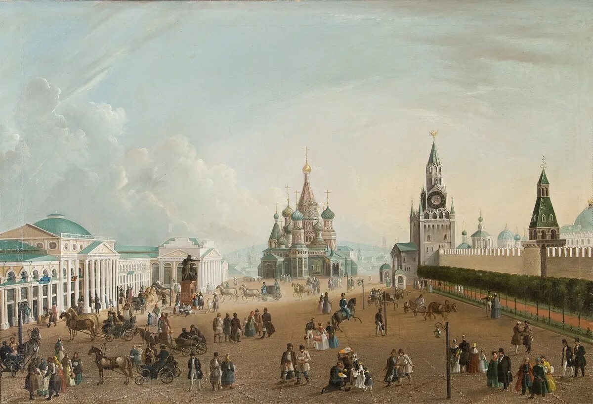 Иоганн Непомук раух Московский Кремль. Москва 1812-1830 гг.. Москва 1830 год.