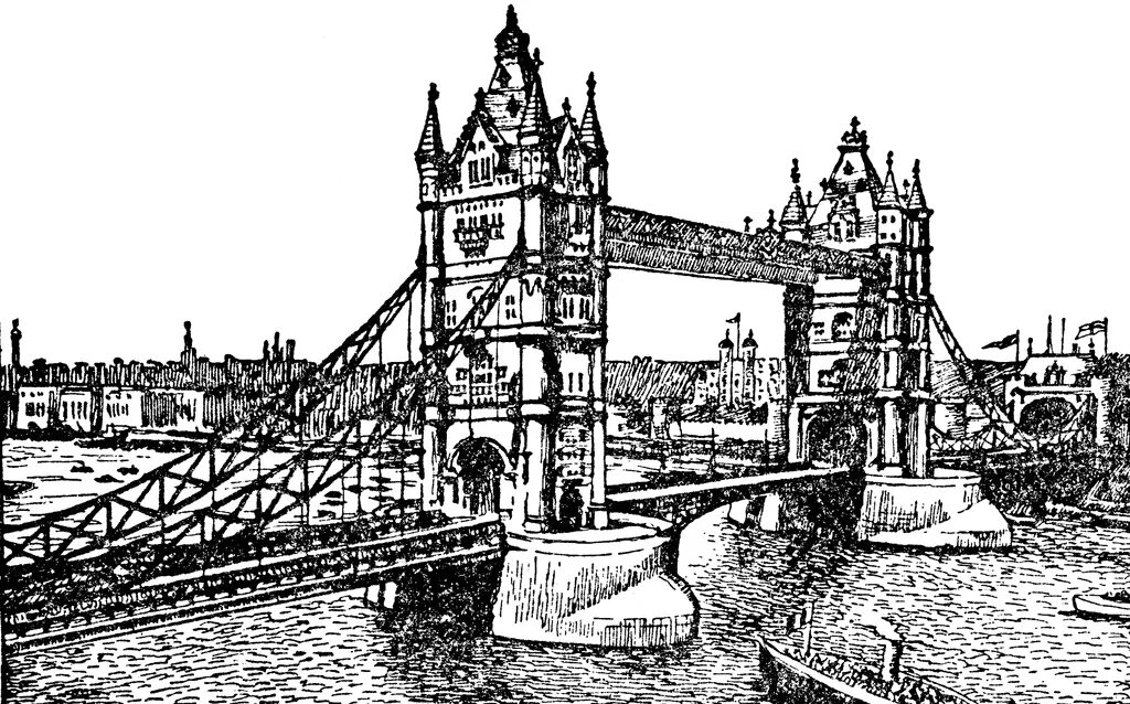 Гравюра Тауэрский мост 17 век. Тауэрский мост Лондон вектор. Тауэрский мост скетч. Английский Тауэр гравюра. Лондон гравюры