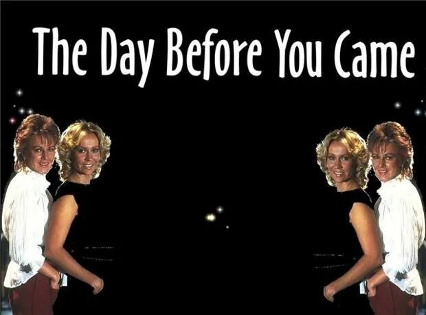 The day before цена. Абба the Day before you. The Day before you came. ABBA - the Day before you came (1982). «The Day before you came» актеры в видеоклипе.