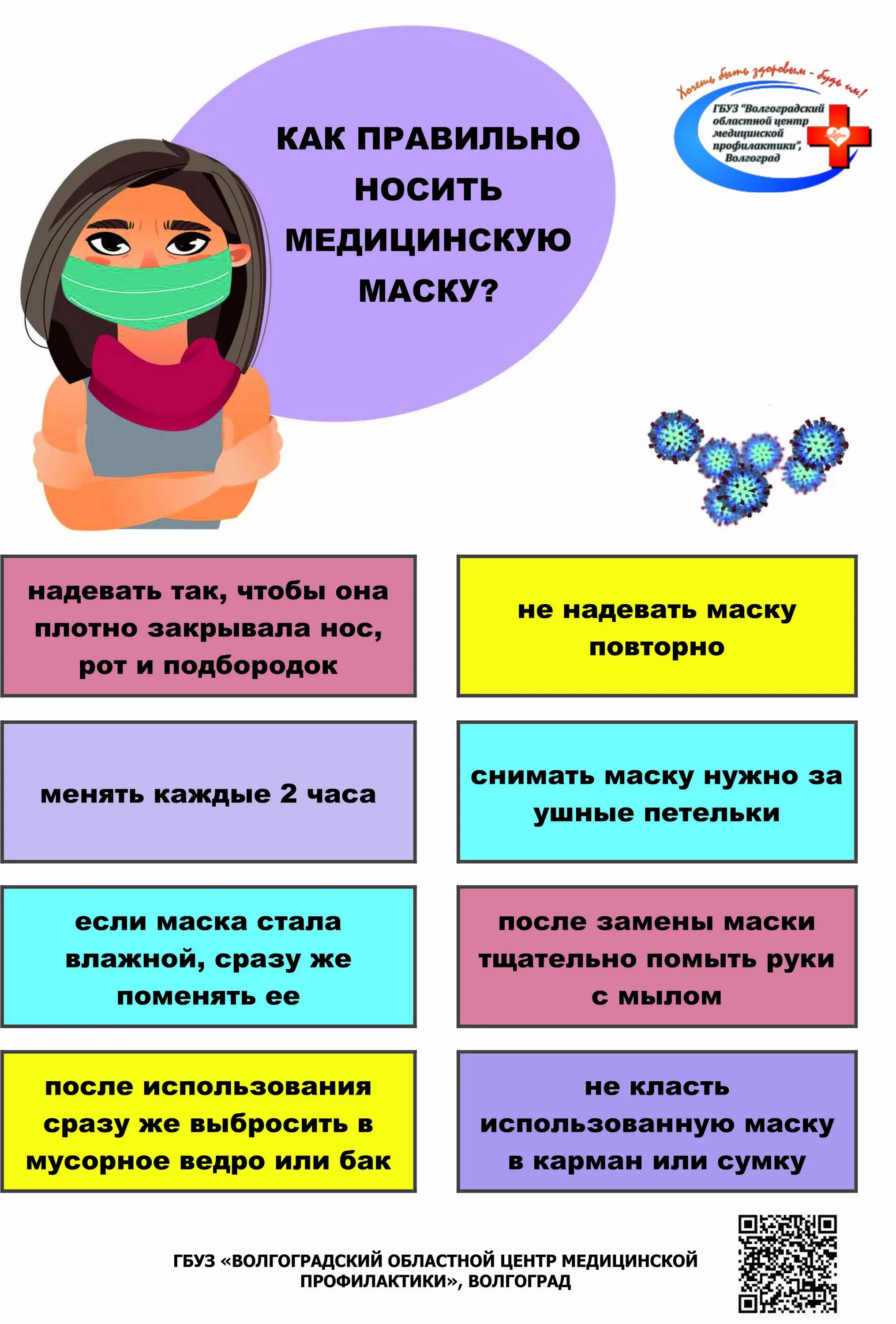 Маску одевают или надевают