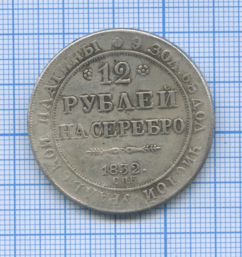 12 Рублей на серебро 1832. Монета 12 рублей на серебро. 12 Рублей на серебро 1830. 12 Рублей.