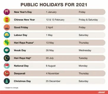 Public holidays