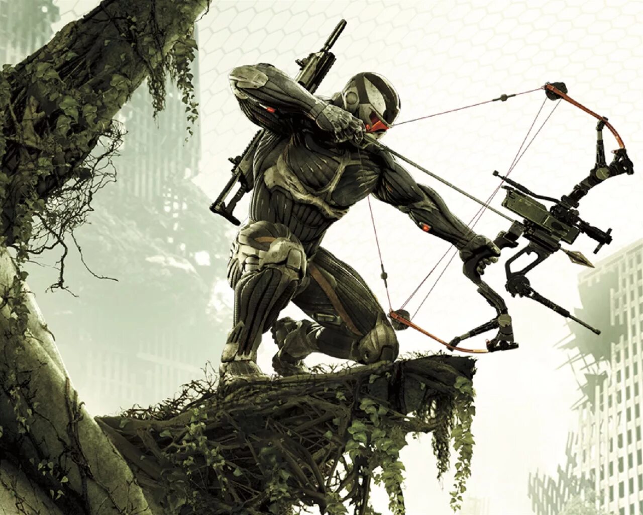 Лучник будущее. Крайзис 3. Crysis 3 Xbox 360. Лоуренс Барнс Crysis 3. Crysis 3 лук.