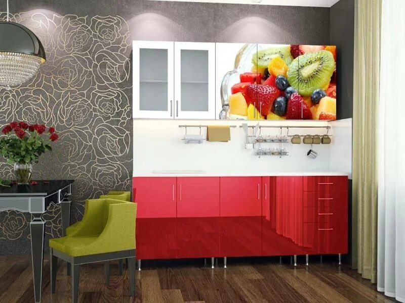 Фотошторы для кухни Фруктовый бриз