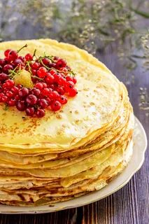 Тонкие блины на масленицу