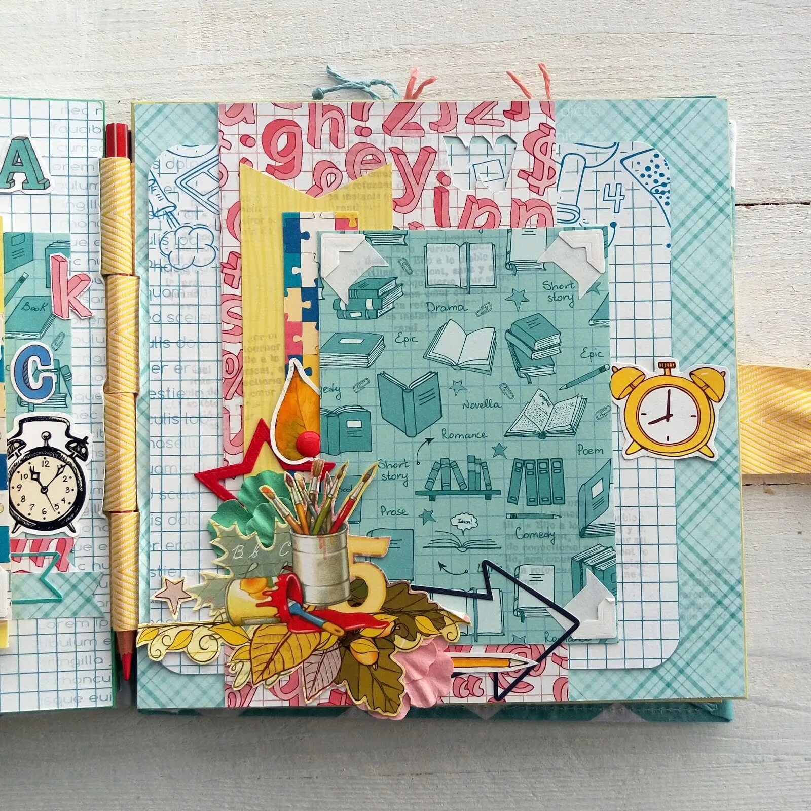 Скрапбукинг школа. Школьный скрап набор. Скрап набор школьные бумага. Й скрапбукинг школа. Разворот школа скрапбукинг.