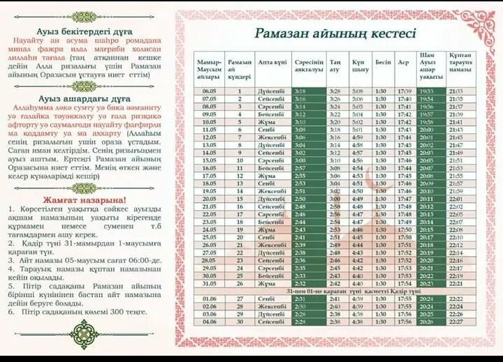 Ораза кестеси тараз 2024 кестесі. Ораза в 2023 году в кесте. Ораза в 2023 году Алматы. Ораза 2019. Ораза кестеси 2022.