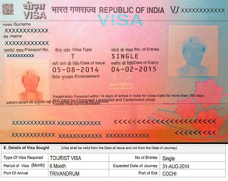 В индию нужна виза для россиян 2024. Виза в Индию 2023. Туристическая виза в Индию. Номер индийской визы. Индийская туристическая виза.