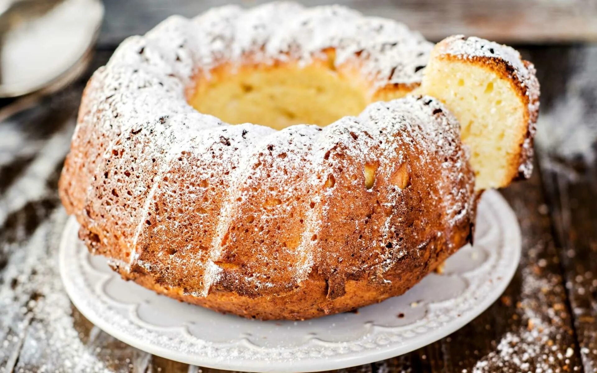 Простой рецепт вкусного творожного кекса