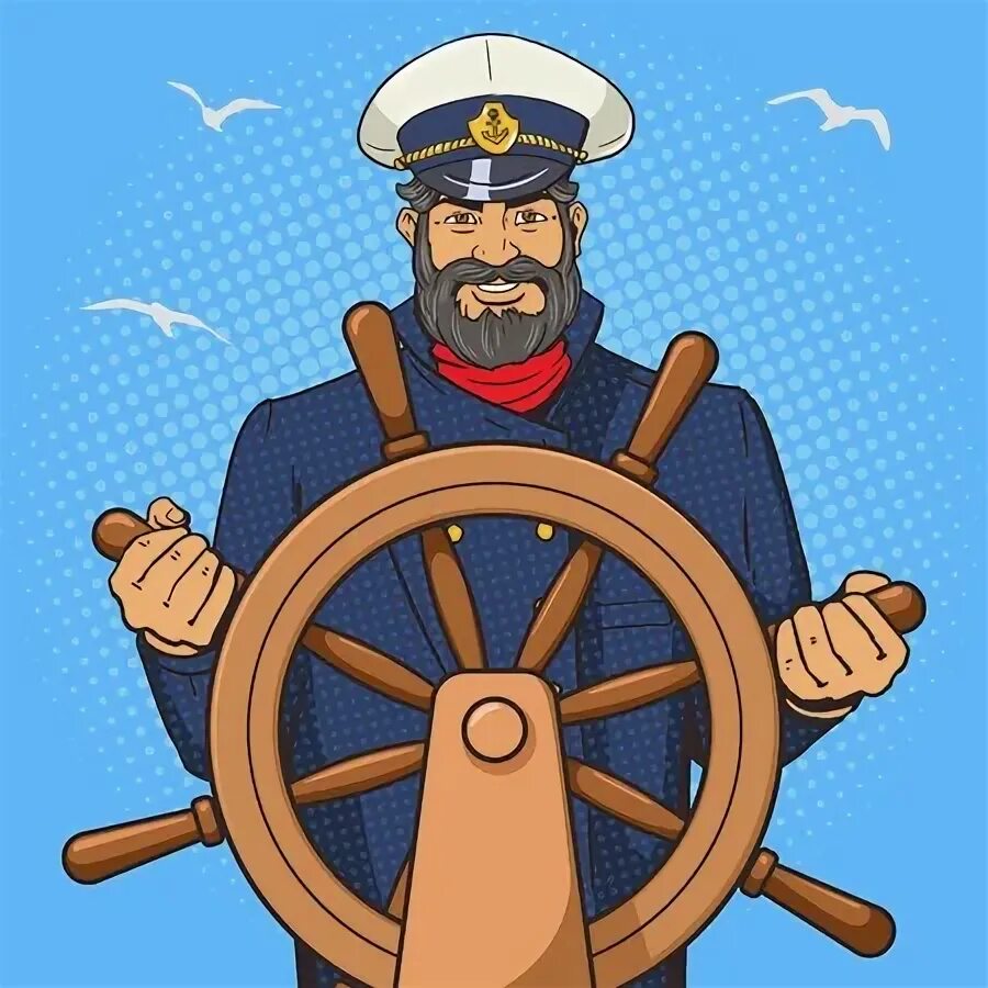 Моряк за штурвалом рисунок графика Openclipart Clipping Culture
