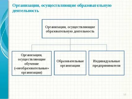 Система образования лица осуществляющие образовательную деятельность
