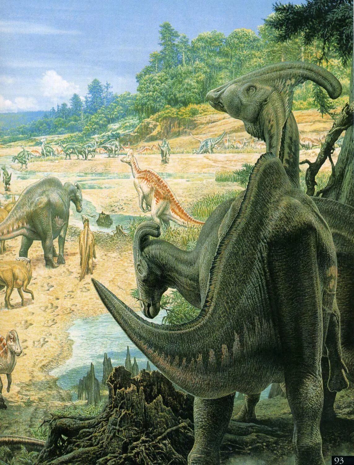 Древние обитатели жили. Джон Сиббик палеохудожник. Гадрозавр мир Юрского периода. Мезозойская Эра. Динозавры мезозойской эры.
