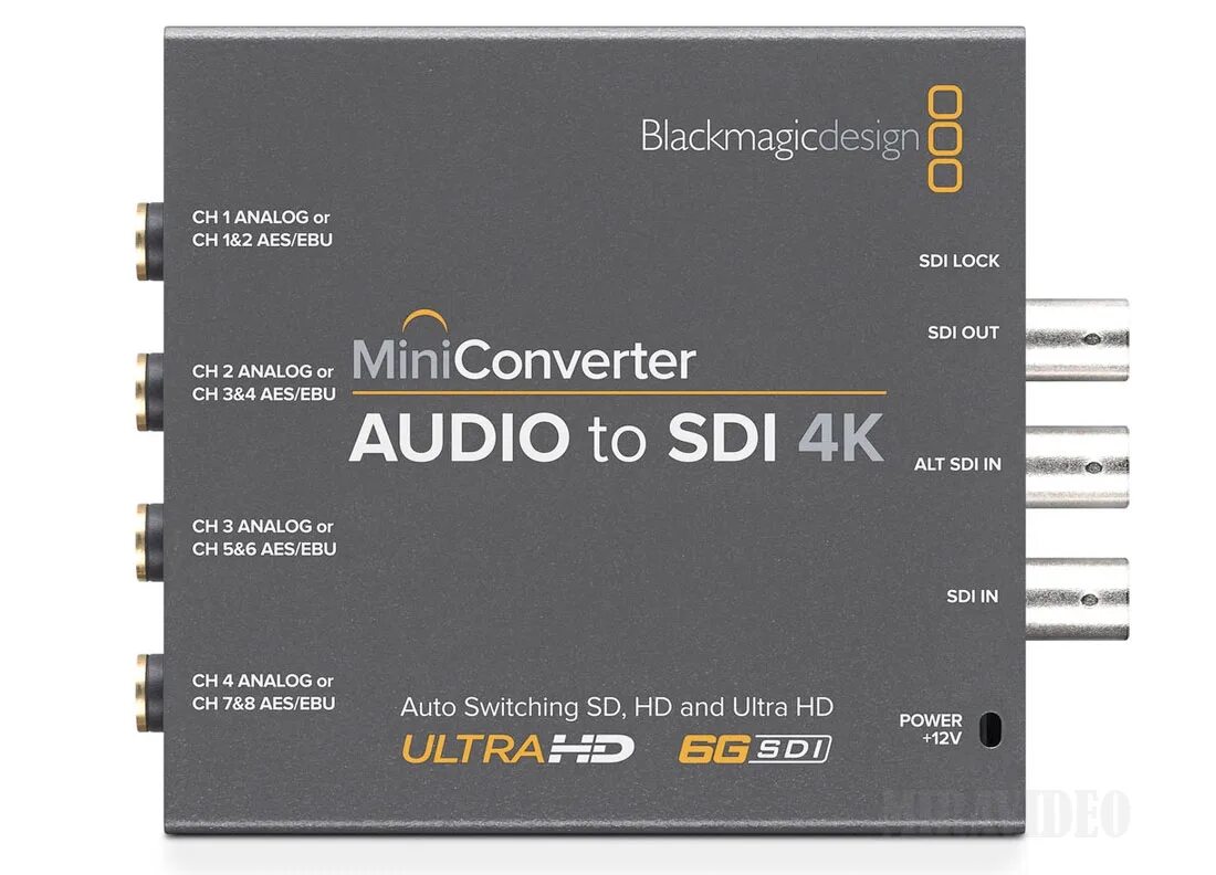 Sdi mini. Blackmagic Mini Converter Optical Fiber 12g.