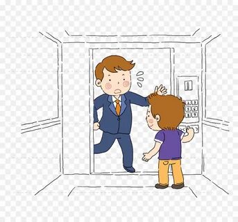 Маленький мальчик в лифте