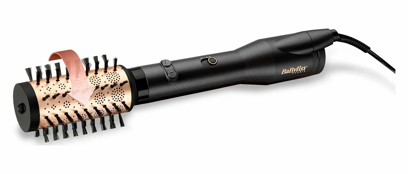 Фен щетка вращающийся для волос рейтинг. Фен-щетка babyliss as952e. стайлер babyliss as970e.