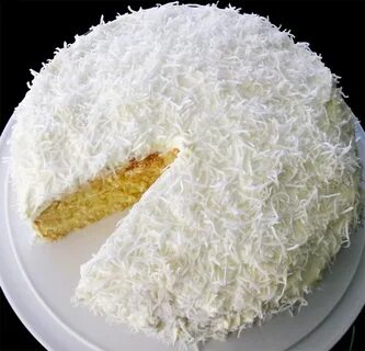 Торт с кокосовой стружкой