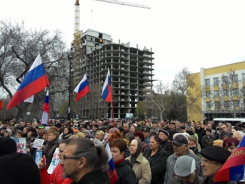 21 апреля 2014 г. Антимайдан в николаеве 2014. протесты в николаеве 2014.