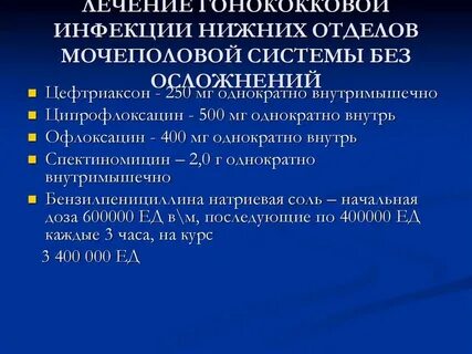 Лечение мочеполовой системы