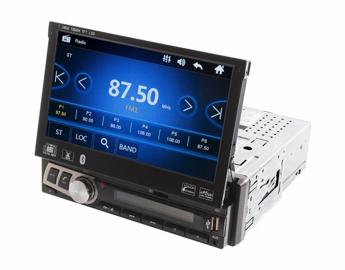 Автомагнитола element 5 1 din с выдвижным экраном. 2din_kr-9017. Магнитола 2 din Bluetooth.