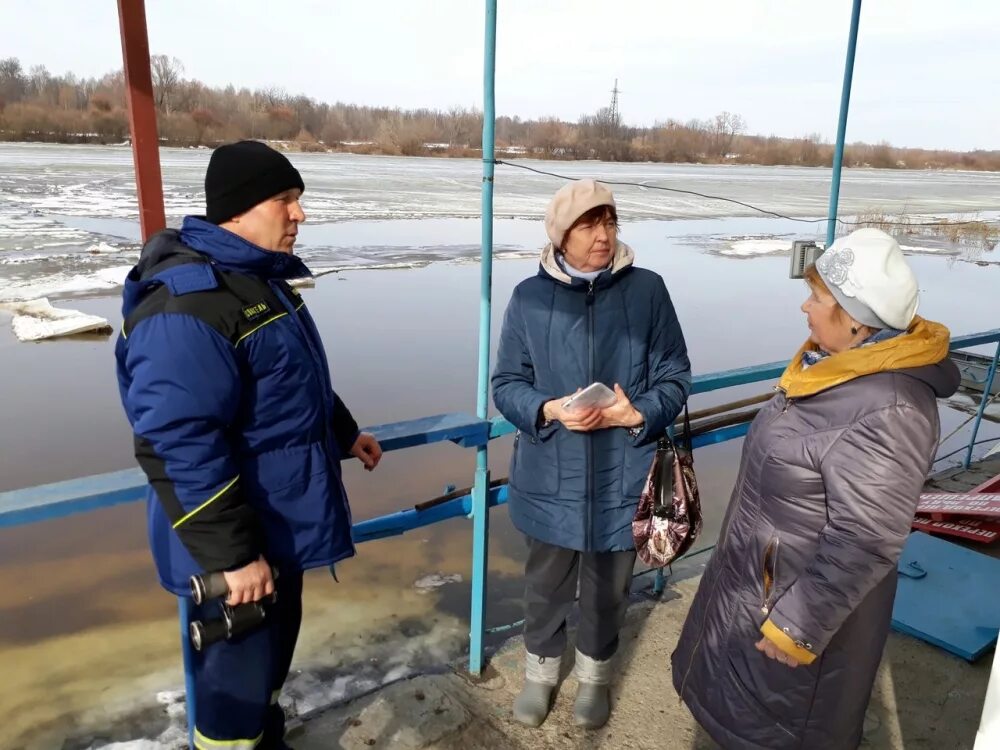 Подъем воды в клязьме ковров