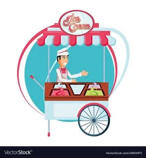 Мороженщик рисунок