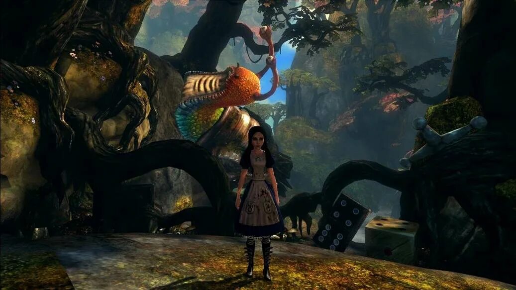 Включи элис играть в игру. Alice Madness Returns лес.