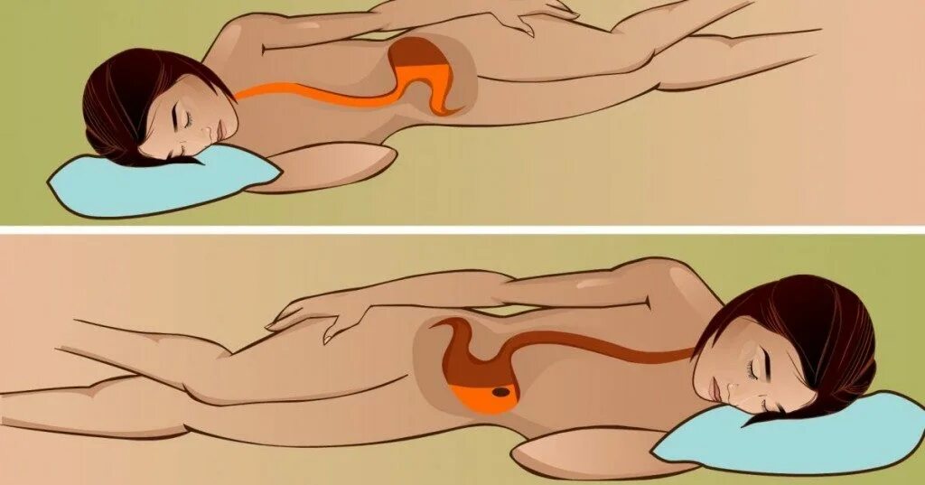 Брюхо не мешок в запас не поешь. Правильная поза для сна на боку. Сон на левом боку. Спать на правом боку. Поза для сна на левом боку.