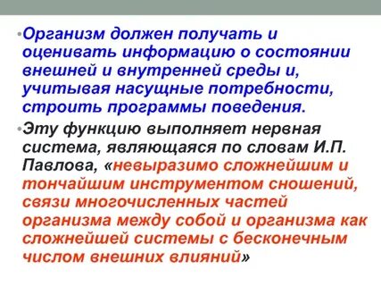 Роль внутреннего