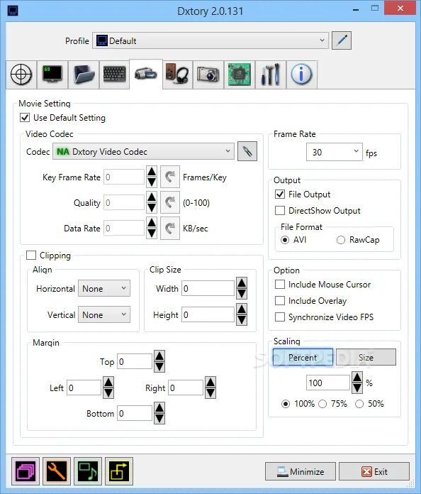 Frame codec