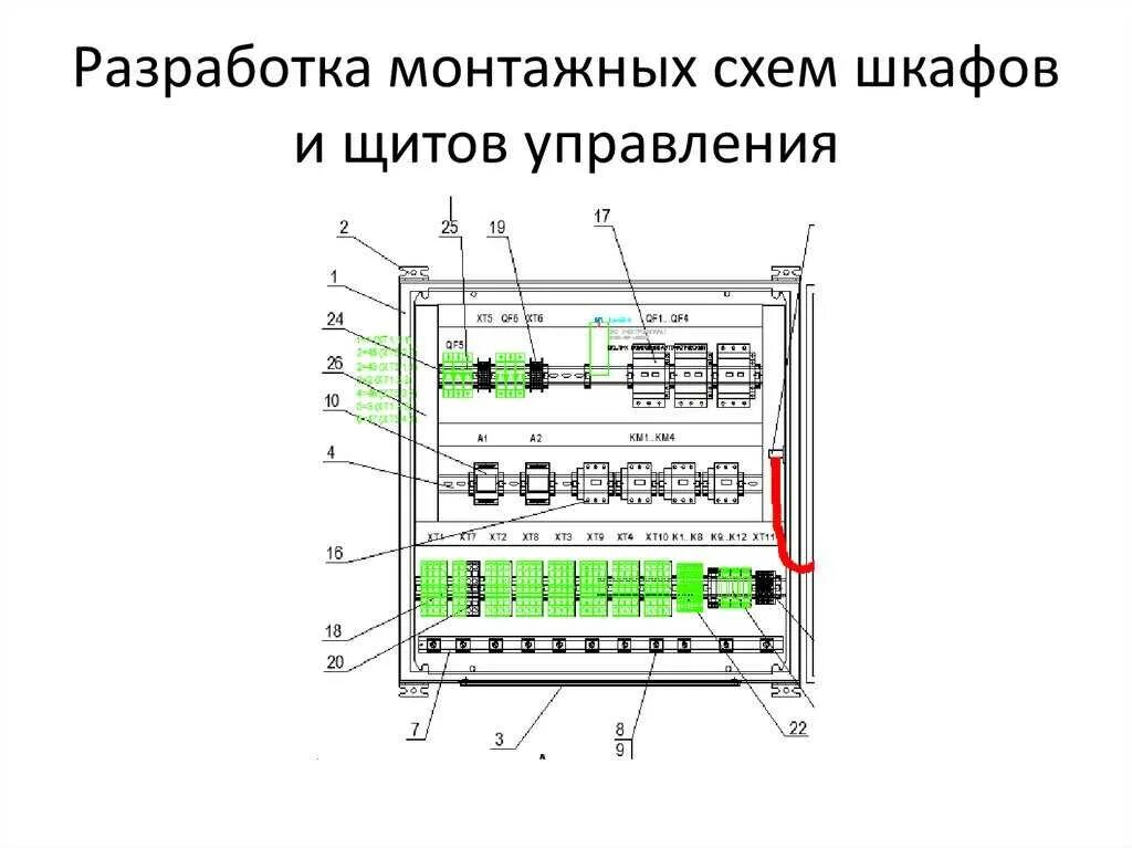 При расположении аппарата управления талью