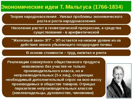 Закон народонаселения т мальтуса