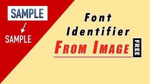 Font identifier