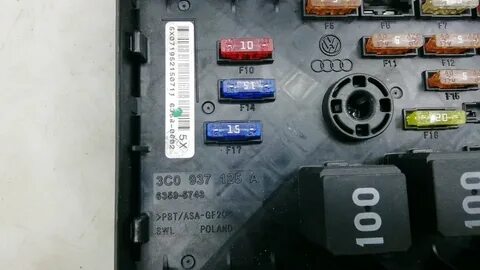 Блок предохранителей тигуан