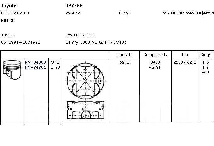 Диаметр поршень Тойота Камри 2.4. Поршень Камри 40 2.4. Поршня на Камри 3.5. Автовельт поршня +0.50 Тойота 1zz-Fe. Поршневая группа тойота