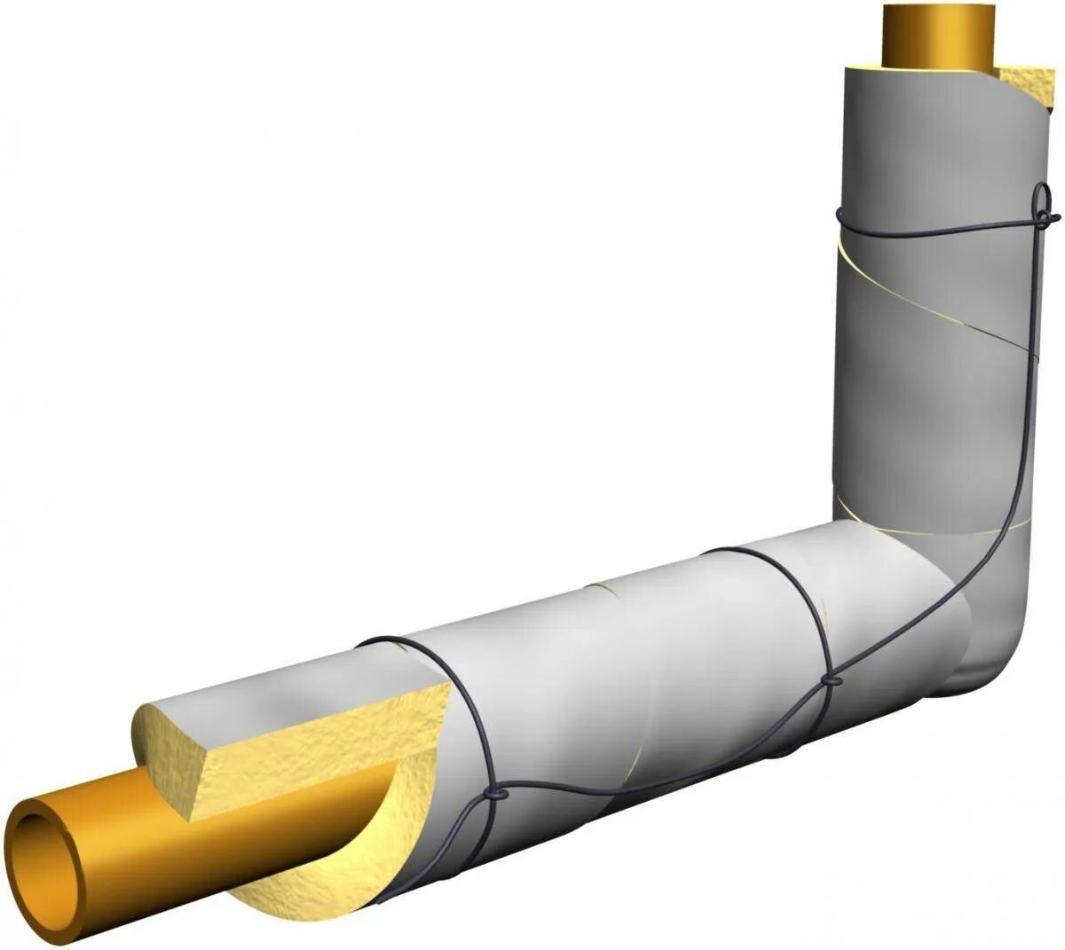 Теплоизоляция наружного водопровода 20мм. Утеплитель трубы отопления 20. Утеплитель для труб 110 мм ППУ. Теплоизоляция теплотрассы трубопровода.