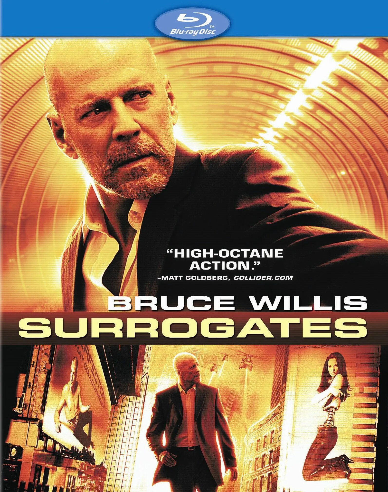 Surrogates 2009 Постер. Брюс Уиллис суррогаты Постер. Брюс уиллис про роботов