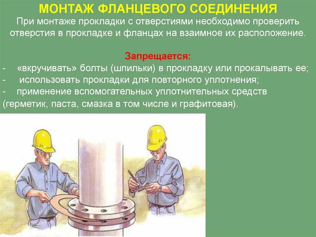 Монтаж фланцев болтовые соединения. Фланец соединение установка прокладки. Порядок сборки разборки фланцевых соединений. Крепление для фланцевых соединений.