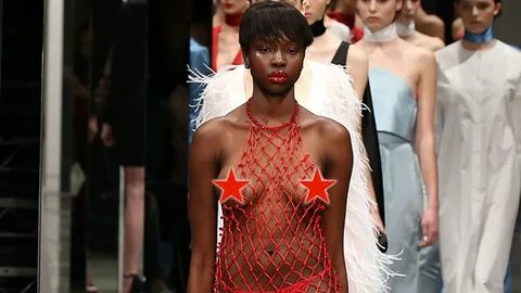 Designer Sean Kelly's work his the catwalk on Thursday during New ...
