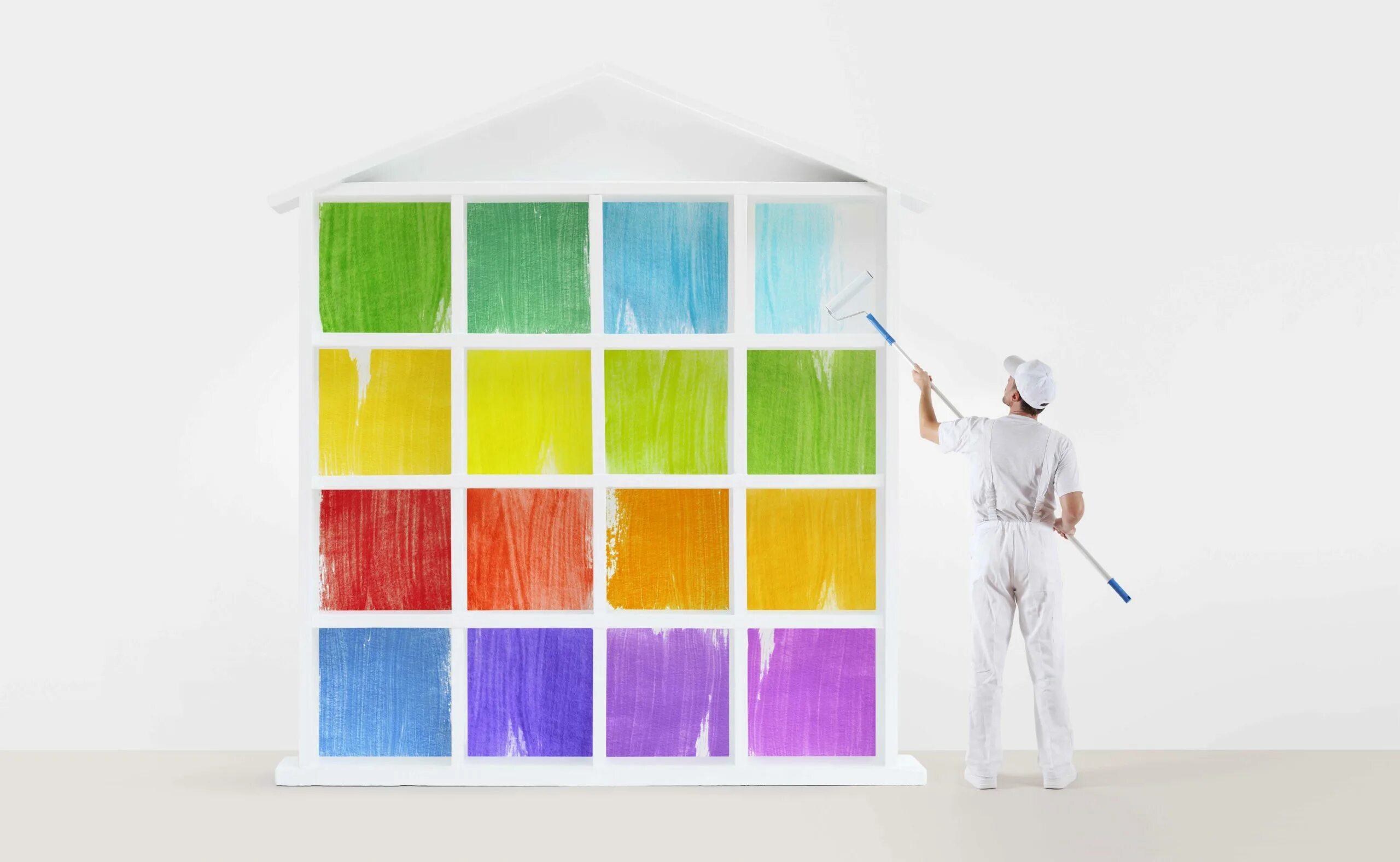 The house looks different you paint it. The house looks different you paint it