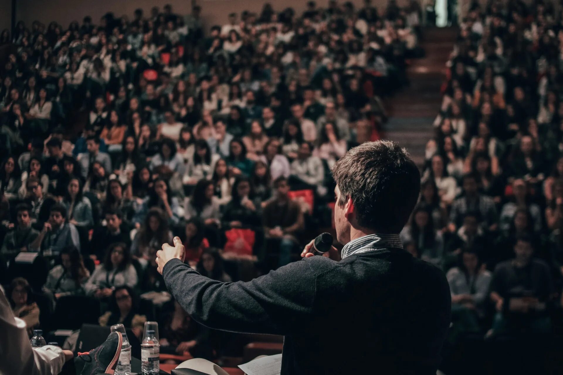 Is a lecture being given
