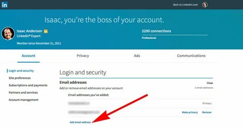 Email address c