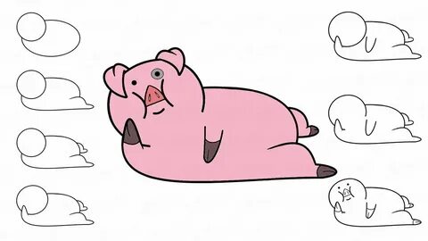 Як намалювати свиню