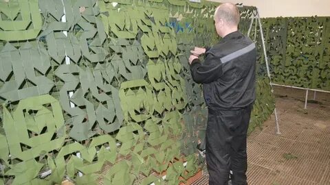 Техника плетения маскировочных сетей