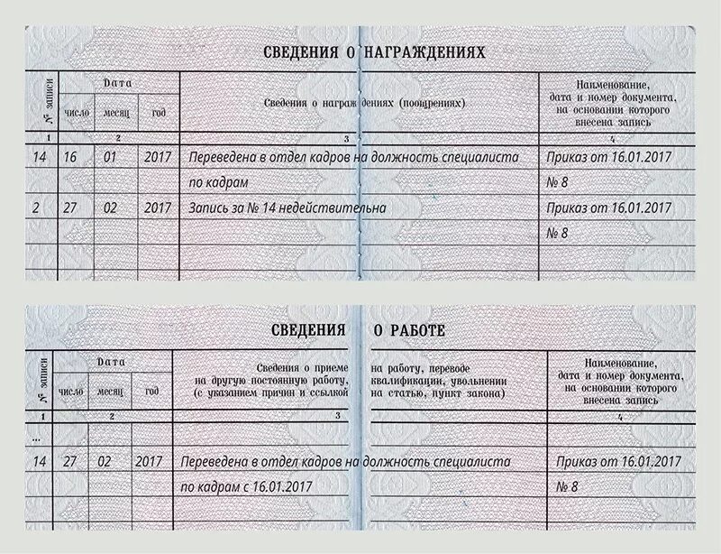 Недействительны фактически. Запись о приеме недействительна в трудовой книжке образец. Запись в трудовой книжке о неправильной записи образец. Запись в трудовой книжке о недействительности записи об увольнении. Внести запись в трудовую книжку о приеме на работу.