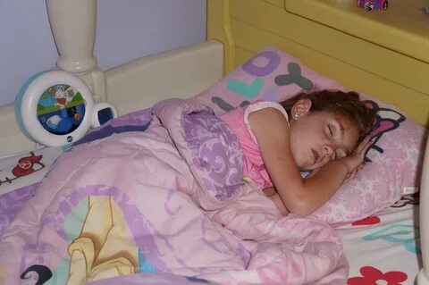 My little sister sleeping now
