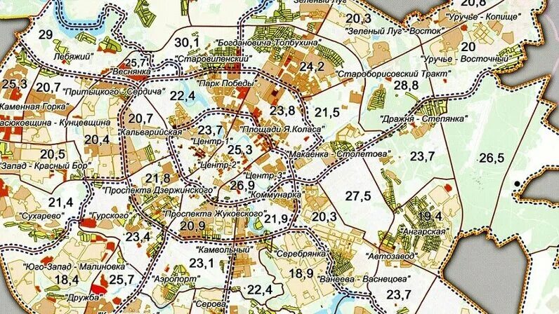 Сайт центрального района минска. Районы Минска на карте. Карта Минска по районам. Минск деление по районам на карте. Карта Минска по районам города.
