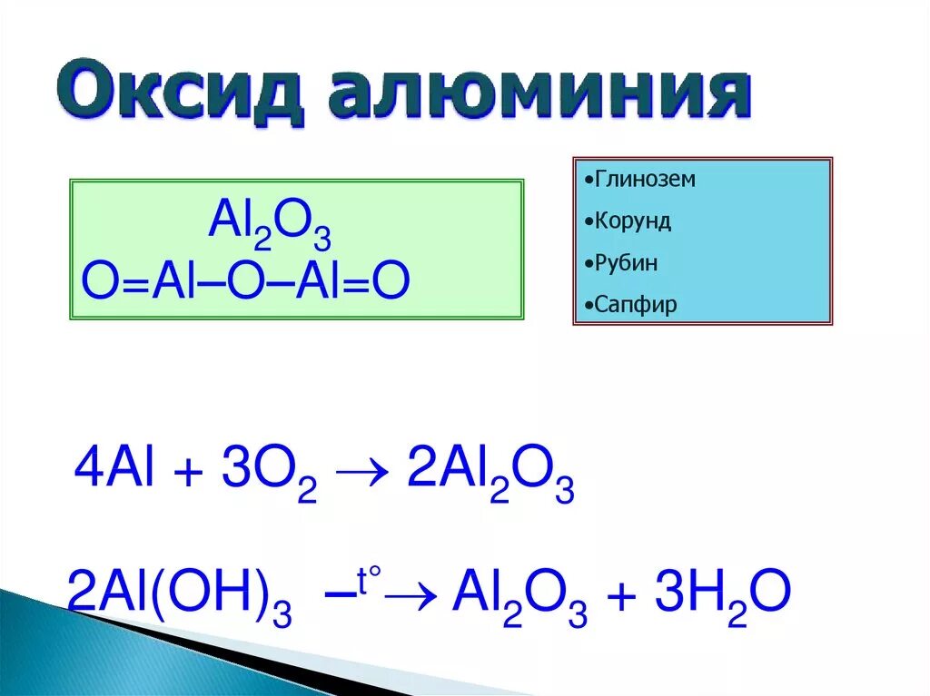 Оксид алюминия и бром