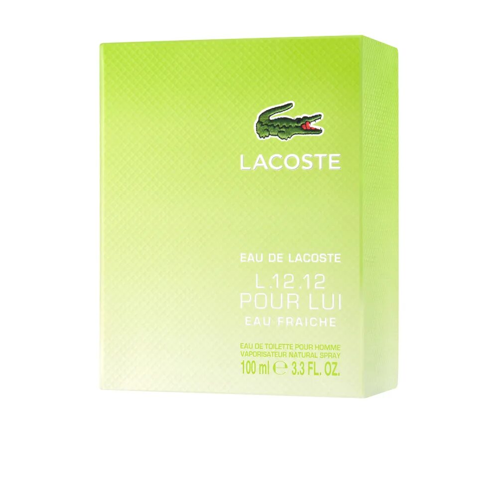 Лакост 12.12 мужской. Lacoste 12.12 мужская туалетная вода зеленая. Lacoste l.12.12 pour lui Eau Fraiche.